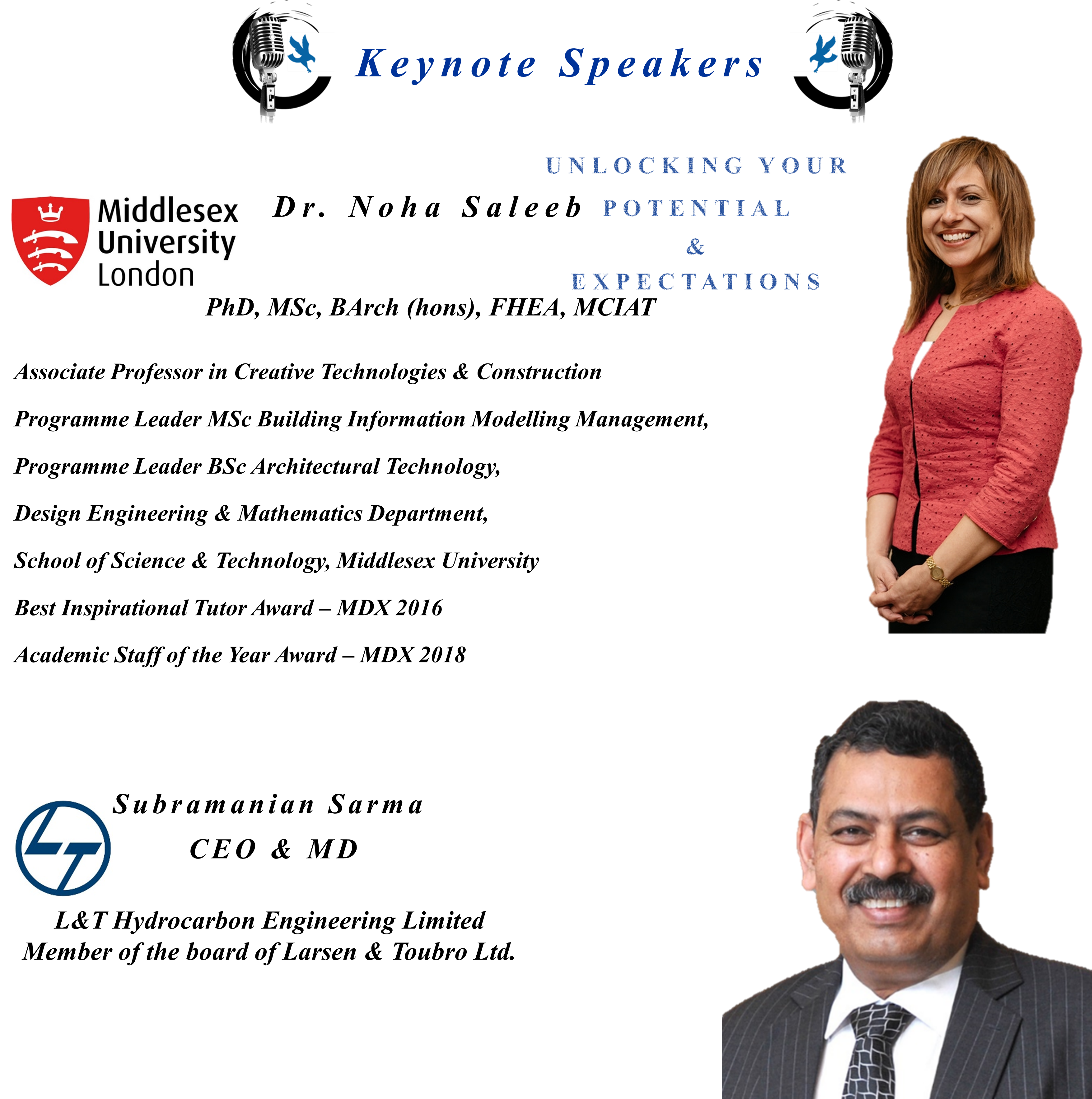 keynote speakers