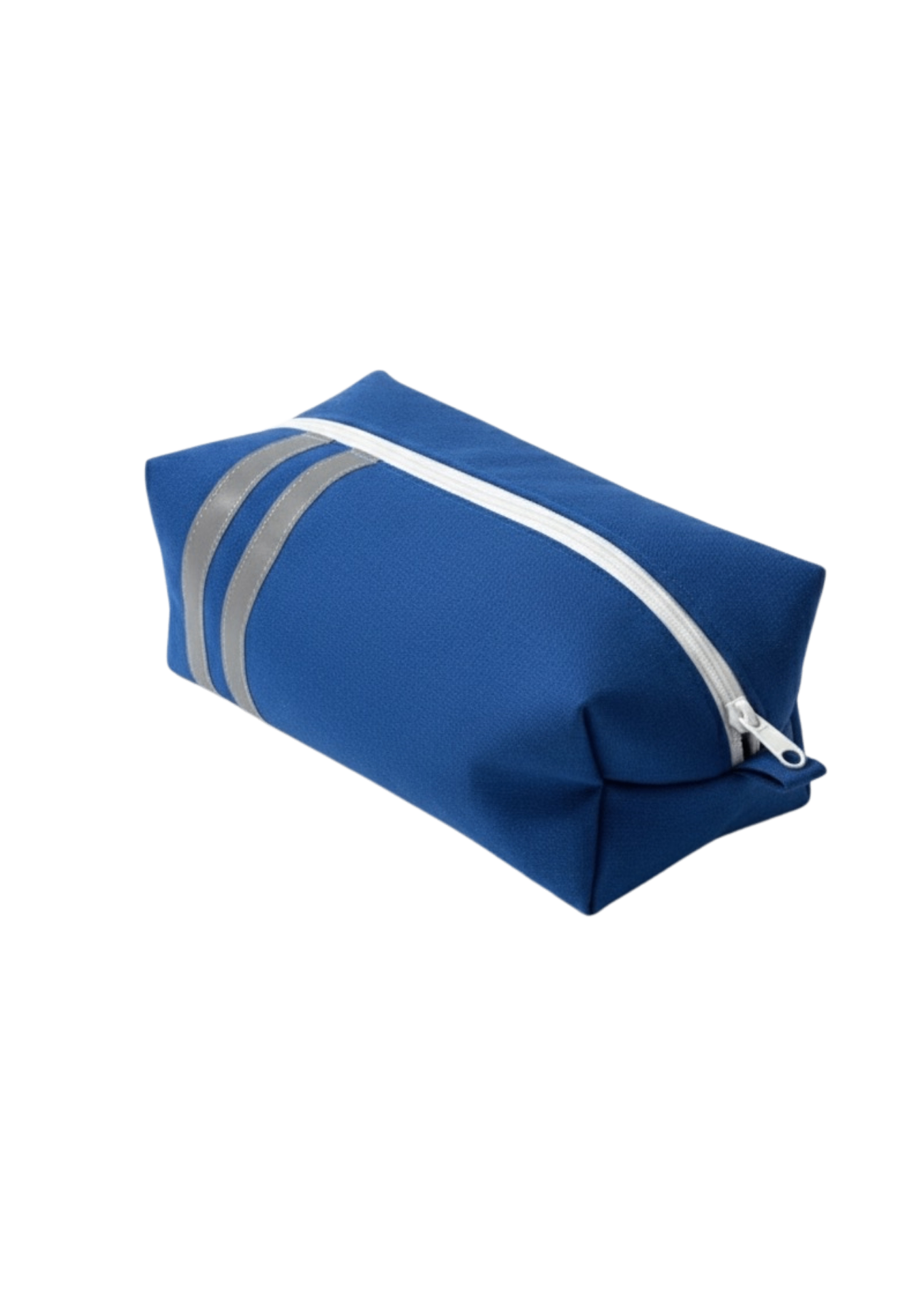 Recycled pouch bag from safety coveralls